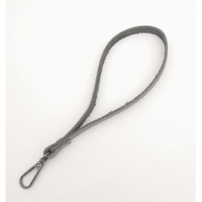 Çanta Aksesuar Gerçek Deri Gri Renk Elcik Füme Metalli