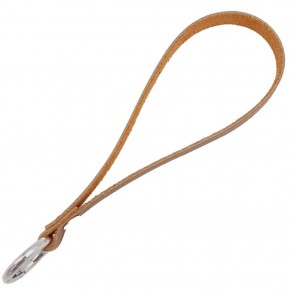 Çanta Aksesuar Gerçek Deri Halkalı Elcik Crazy Oil Hardal Sarı Renk Gümüş Metalli