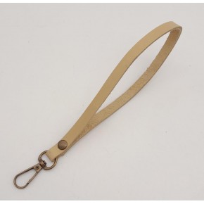 Çanta Aksesuar Gerçek Deri Ham Doğal Renk Elcik Antik Metalli