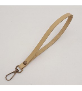 Çanta Aksesuar Gerçek Deri Ham Doğal Renk Elcik Antik Metalli