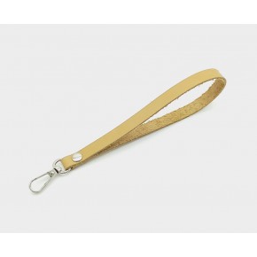 Çanta Aksesuar Gerçek Deri Ham Doğal Renk Elcik Gümüş Metalli