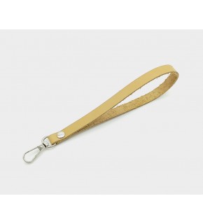 Çanta Aksesuar Gerçek Deri Ham Doğal Renk Elcik Gümüş Metalli