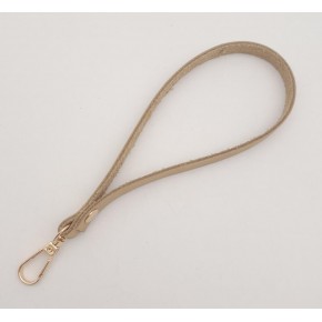 Çanta Aksesuar Gerçek Deri Ham Doğal Renk Elcik Light Gold Metalli