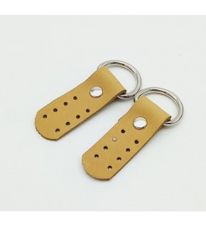 Çanta Aksesuar Gerçek Deri Ham Doğal Sapucu (Böce) Gümüş Metalli