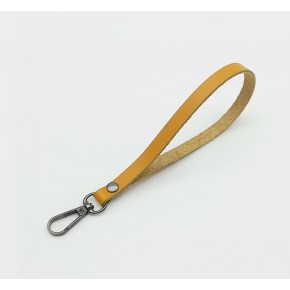 Çanta Aksesuar Gerçek Deri Hardal Renk Elcik Füme Metalli