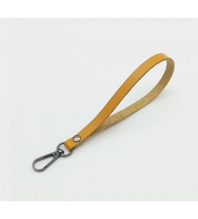 Çanta Aksesuar Gerçek Deri Hardal Renk Elcik Füme Metalli