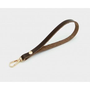 Çanta Aksesuar Gerçek Deri Kahverengi Elcik Light Gold Metalli