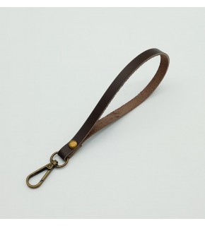 Çanta Aksesuar Gerçek Deri Kahverengi Renk Elcik Antik Metalli