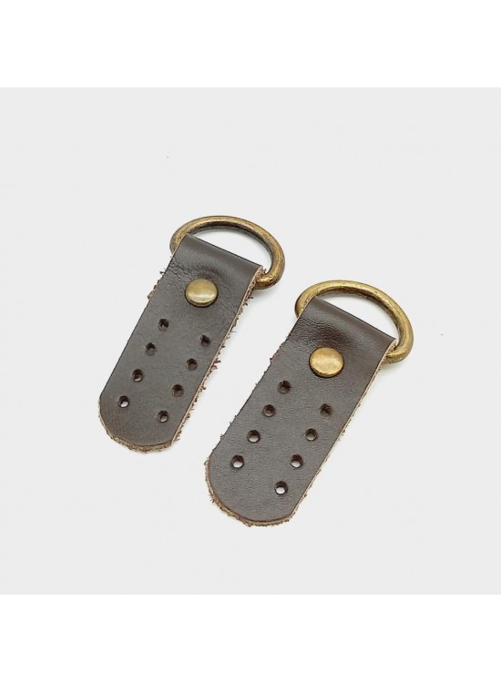 Çanta Aksesuar Gerçek Deri Kahverengi Sapucu (Böce) Antik Metalli Çanta Aksesuar Gerçek Deri Kahverengi Sapucu (Böce) Antik Metalli