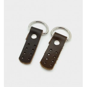 Çanta Aksesuar Gerçek Deri Kahverengi Sapucu (Böce) Gümüş Metalli