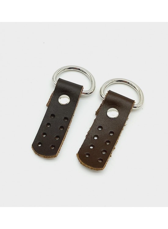 Çanta Aksesuar Gerçek Deri Kahverengi Sapucu (Böce) Gümüş Metalli Çanta Aksesuar Gerçek Deri Kahverengi Sapucu (Böce) Gümüş Metalli