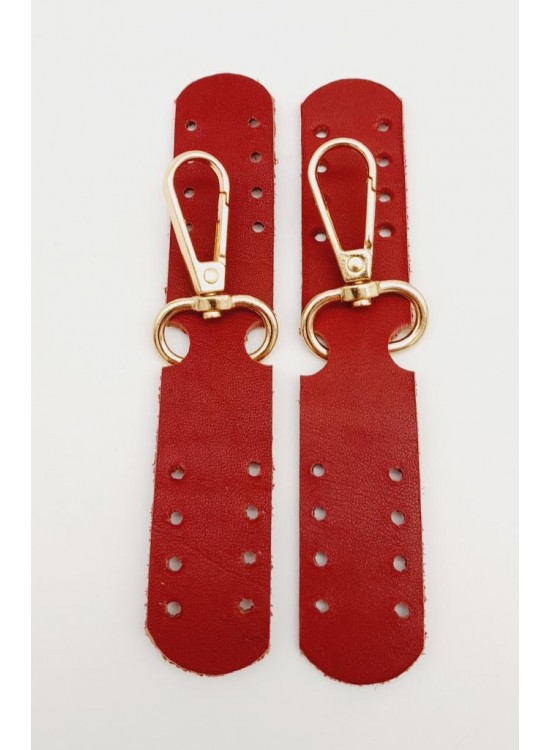 Çanta Aksesuar Gerçek Deri Kanatlı Kancalı Böce Kırmızı Light Gold Metalli Çanta Aksesuar Gerçek Deri Kanatlı Kancalı Böce Kırmızı Light Gold Metalli