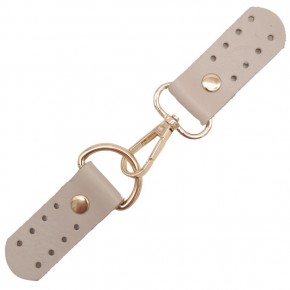 Çanta Aksesuar Gerçek Deri Kancalı Böce (Kilit) Bej Renk Light Gold Metalli