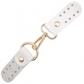 Çanta Aksesuar Gerçek Deri Kancalı Böce (Kilit) Beyaz Renk Light Gold Metalli