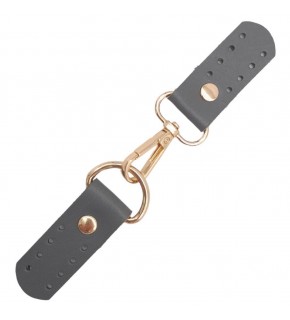 Çanta Aksesuar Gerçek Deri Kancalı Böce (Kilit) Gri Renk Light Gold Metalli