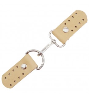 Çanta Aksesuar Gerçek Deri Kancalı Böce (Kilit) Ham Doğal Renk Gümüş Metalli