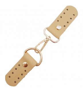 Çanta Aksesuar Gerçek Deri Kancalı Böce (Kilit) Ham Doğal Renk Light Gold Metalli