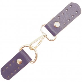 Çanta Aksesuar Gerçek Deri Kancalı Böce (Kilit) Mor Renk Light Gold Metalli