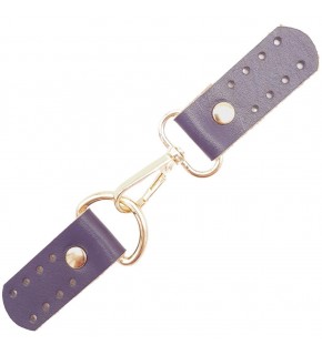 Çanta Aksesuar Gerçek Deri Kancalı Böce (Kilit) Mor Renk Light Gold Metalli