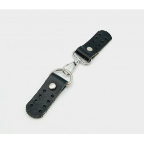 Çanta Aksesuar Gerçek Deri Kancalı Böce (Kilit) Siyah Gümüş Metalli