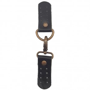 Çanta Aksesuar Gerçek Deri Kancalı Böce (Kilit) Siyah Renk Antik Metalli