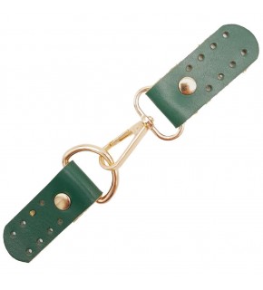 Çanta Aksesuar Gerçek Deri Kancalı Böce (Kilit) Yeşil Renk Light Gold Metalli
