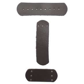 Çanta Aksesuar Gerçek Deri Kilit Set Koyu Kahverengi