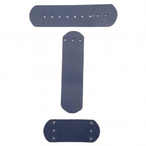 Çanta Aksesuar Gerçek Deri Kilit Set Lacivert Renk