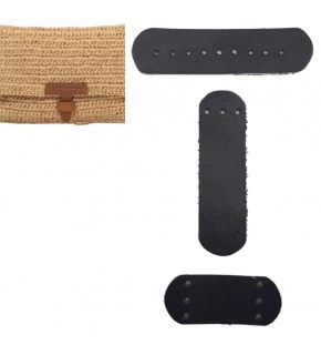 Çanta Aksesuar Gerçek Deri Kilit Set Siyah Renk