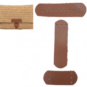 Çanta Aksesuar Gerçek Deri Kilit Set Sütlü Kahve Renk