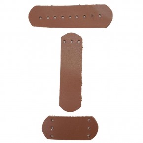 Çanta Aksesuar Gerçek Deri Kilit Set Sütlü Kahve Renk