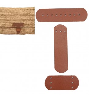 Çanta Aksesuar Gerçek Deri Kilit Set Taba Renk