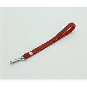 Çanta Aksesuar Gerçek Deri Kırmızı Renk Elcik Gümüş Metalli