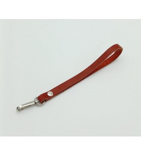 Çanta Aksesuar Gerçek Deri Kırmızı Renk Elcik Gümüş Metalli