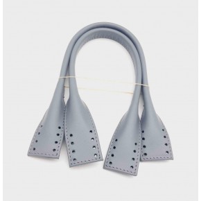 Çanta Aksesuar Gerçek Deri Kısa Pelikan Model Çanta Sapı Gri Renk