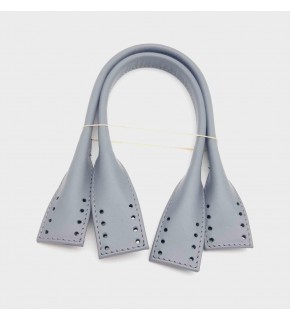 Çanta Aksesuar Gerçek Deri Kısa Pelikan Model Çanta Sapı Gri Renk