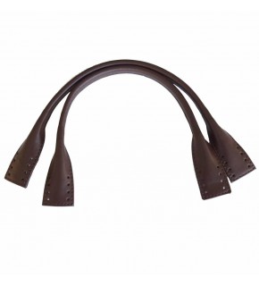 Çanta Aksesuar Gerçek Deri Kısa Pelikan Model Çanta Sapı Koyu Kahve Renk