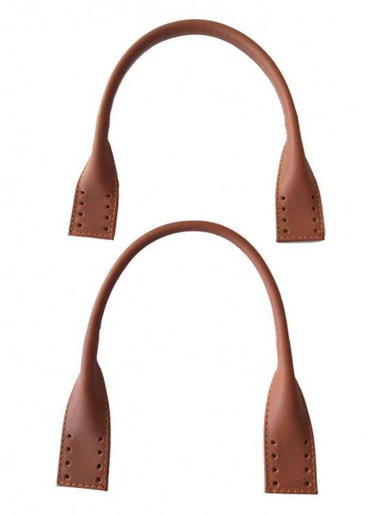 Çanta Aksesuar Gerçek Deri Kısa Pelikan Model Çanta Sapı Taba Renk