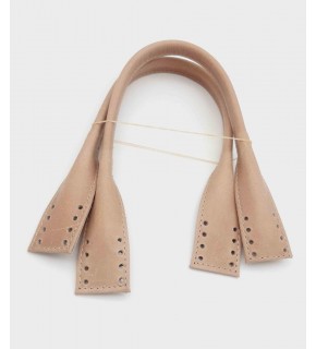 Çanta Aksesuar Gerçek Deri Kısa Pelikan Model Çanta Sapı Vizon Renk