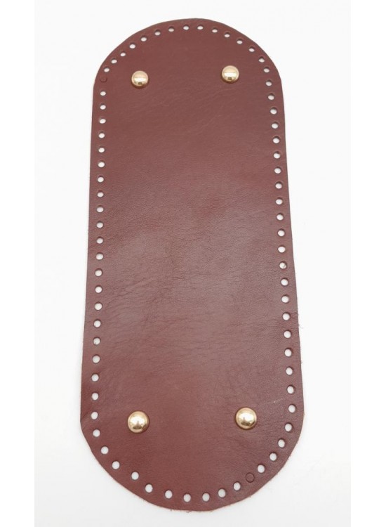 Çanta Aksesuar Gerçek Deri Kızıl Kahve 30X12 cm Oval Light Gold Metalli Çanta Tabanı Çanta Aksesuar Gerçek Deri Kızıl Kahve 30X12 cm Oval Light Gold Metalli Çanta Tabanı