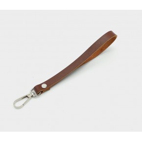 Çanta Aksesuar Gerçek Deri Kızıl Kahve Renk Elcik Gümüş Metalli