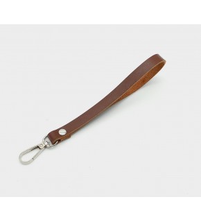 Çanta Aksesuar Gerçek Deri Kızıl Kahve Renk Elcik Gümüş Metalli