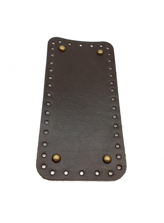 Çanta Aksesuar Gerçek Deri Koyu Kahve 25X12 cm Dikdörtgen Antik Metalli Çanta Tabanı Çanta Aksesuar Gerçek Deri Koyu Kahve 25X12 cm Dikdörtgen Antik Metalli Çanta Tabanı