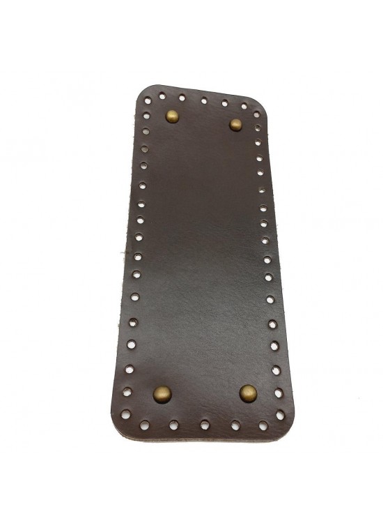 Çanta Aksesuar Gerçek Deri Koyu Kahve 30X12 cm Dikdörtgen Antik Metalli Çanta Tabanı Çanta Aksesuar Gerçek Deri Koyu Kahve 30X12 cm Dikdörtgen Antik Metalli Çanta Tabanı