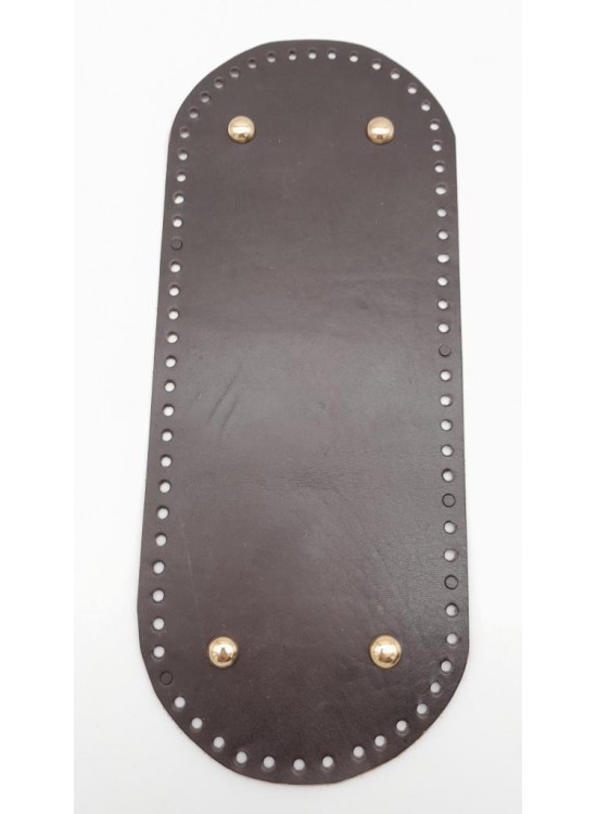 Çanta Aksesuar Gerçek Deri Koyu Kahve 30X12 cm Oval Light Gold Metalli Çanta Tabanı Çanta Aksesuar Gerçek Deri Koyu Kahve 30X12 cm Oval Light Gold Metalli Çanta Tabanı