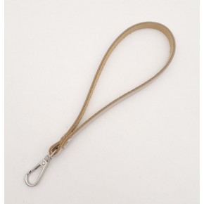 Çanta Aksesuar Gerçek Deri Krem Renk Elcik Gümüş Metalli