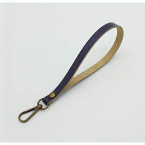 Çanta Aksesuar Gerçek Deri Mor Renk Elcik Antik Metalli