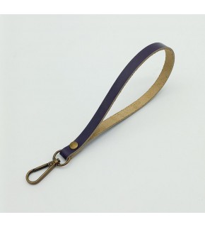 Çanta Aksesuar Gerçek Deri Mor Renk Elcik Antik Metalli