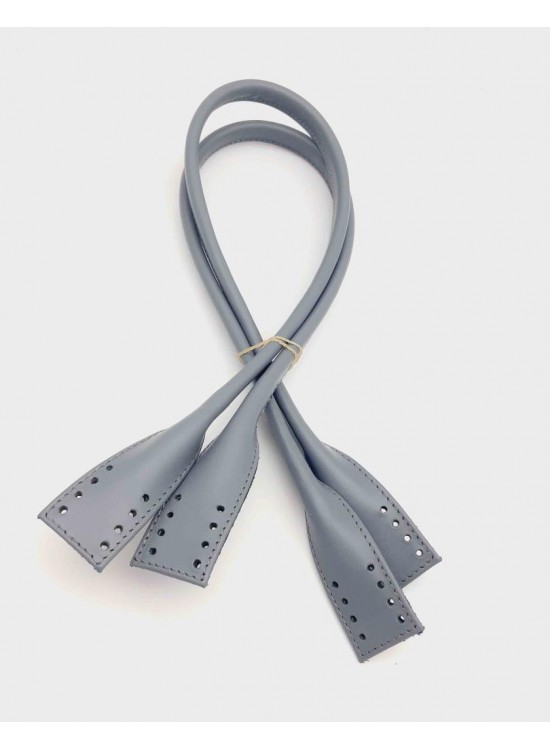 Çanta Aksesuar Gerçek Deri Pelikan Model Çanta Sapı Gri Renk Çanta Aksesuar Gerçek Deri Pelikan Model Çanta Sapı Gri Renk