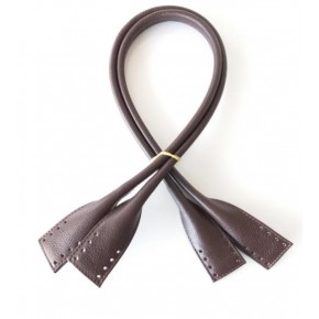 Çanta Aksesuar Gerçek Deri Pelikan Model Çanta Sapı Koyu Kahve Renk